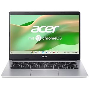Acer Chromebook 314 (CB314-2H-K17E) Laptop | 14"" HD Display | MediaTek Octa-Core ARM Cortex A73/A53 (MT8183) | 4 GB RAM | 64 GB eMMC | Mali-G72 MP3 GPU | Google ChromeOS | zilver
