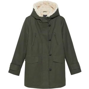 Caroll Katoenen canvas parka, Kaki, 44