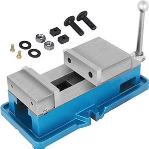 VEVOR Niet Swivel Frezen Lockdown Vise 4 Inch Precisie Bench Klem 100mm Breedte Boor Druk Klem 4 Inch Kaak Opening voor Afwerking Freesmachines Boormachines Precisie Onderdelen