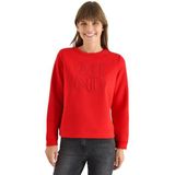 CECIL Sweatshirt met borduurwerk Pumkin oranje L