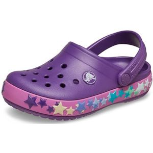 Crocs Crocband Clog T, uniseks klompen voor kinderen en jongens, Amethist Lights, 19/20 EU