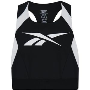 Reebok Wor Mesh sportbeha, dames, zwart, 2XS