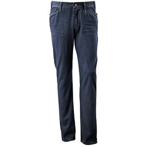 Mascot 15379-869-66 Manhattan Frontline Jeans, Maat W30L30, Gewassen Donkerblauw Denim