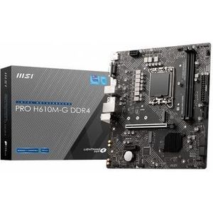 Moederbord mATX Pro H610M-G, DDR4, socket 1700, ideaal voor de bouw van high-performance desktop-pc's.