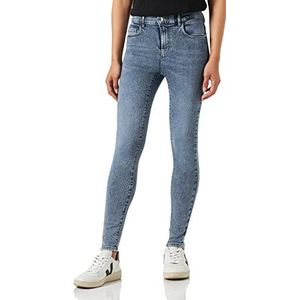 ONLY Dames Onlrain Mid Waist Skinny ANK Acid PIM Jeans, Lichtblauwe denim/Detail: acid, (XS) W x 32L