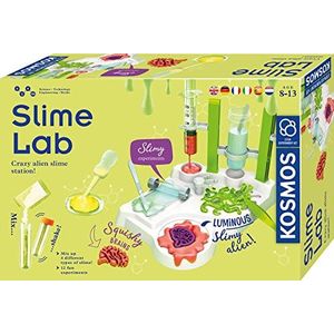 Kosmos 616878 Slime Lab Labor, slijm zelf maken en onderzoeken experimenteerset voor kinderen met meertalige handleiding (DE, EN, FR, IT, ES, NL)