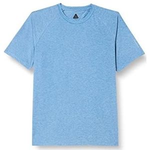 Springfield T-shirt met korte mouwen, eenkleurig, voor heren, Lichtblauw, M