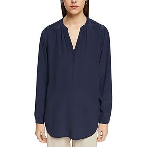 ESPRIT Dames 993EE1F316 blouse, 400/marineblauw, S, 400/marineblauw, S