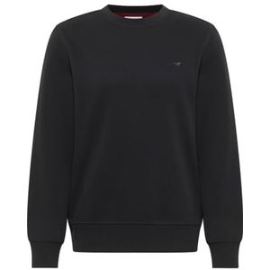 MUSTANG - Clio - Sweatshirt - Zwart - Regular Fit