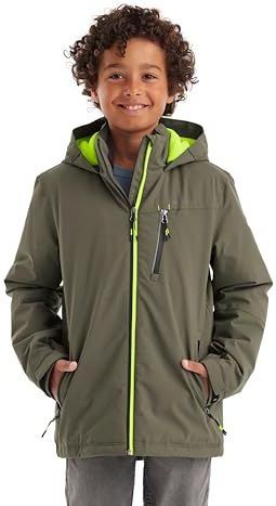 Olijfgroen Jack - Waterdicht - 100% Polyester - Sportief