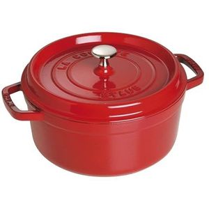 Staub 4-Quart Ronde Braadpan 4-liter kers