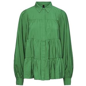 YAS Yaspala Ls Shirt S. Noos Blouse voor dames, groen, XS