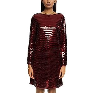 ESPRIT Collection Dames 102EO1E331 jurk voor speciale gelegenheden, 618/KERRY RED 4, XXL, 618/Cherry Red 4, XXL