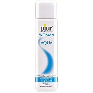 pjur WOMAN Aqua -Glijgel op waterbasis - hydraterend & verzorgend - PH-geoptimaliseerd - zacht voor de huid (100ml)