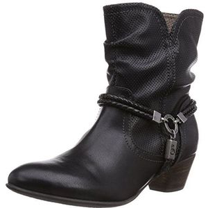 s.Oliver 25320 dames biker boots, zwart 001, 38 EU