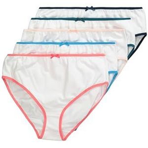 Ulla Popken, dames, grote maten, slips, pak van 5, sneeuwwit, 42/44