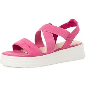 MARCO TOZZI 2-28707-44 damessandalen, roze, 36 EU