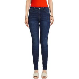 ESPRIT Dames jeggings Skinny Fit Jeans, Blue Medium Washed., 27W / 30L