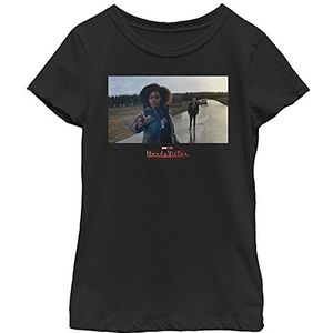 Marvel Meisjeskostuum Time T-shirt, zwart, XS, zwart, XS