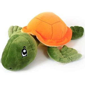 DODO D'AMOUR - Pluchen Schildpad - Dieren - 205558 - Groen - Knuffel - Speelgoed voor Kinderen - Cadeau - Zacht - Geruststellend - 34 cm x 34 cm - Vanaf 0 maanden.