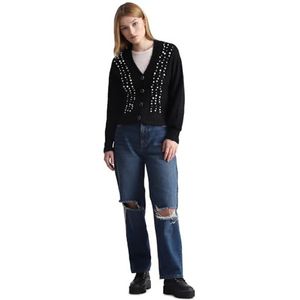 Bestseller A/S Onlmarian Ls Cardigan KNT gebreide jas voor dames, zwart, S