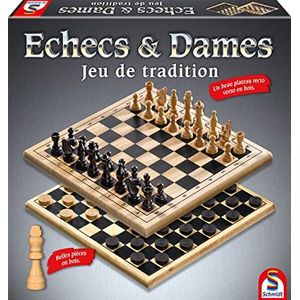 Schmidt Spiele 88397 Dames, grijs schaken, speeltraditie