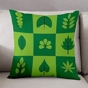 Bonamiason Decoratieve kussenslopen 45x45 cm, Kussenhoezen Bank, Decoratieve Kussenhoesjes, Kussensloop Sierkussen Kerstmis - Ontworpen en geproduceerd in Turkije