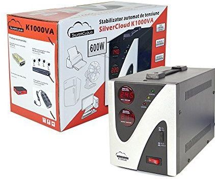 SilverCloud - K1000VA - Automatische Spanningsstabilisator - 1000VA - 600W