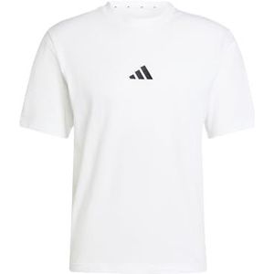 adidas Sportswear Essentials Small Logo Single Jersey T-shirt - Heren - Wit