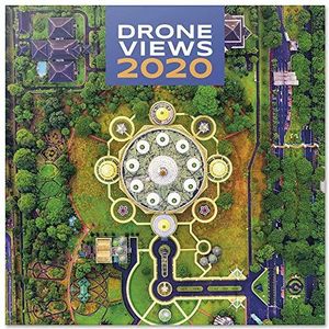ERIK® Drone Views muurkalender/brochure kalender 2020 30 x 30 cm (opengeklapt 30 x 60 cm in staand formaat)
