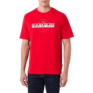 Napapijri Sander T-shirt rood, Rood, 3XL