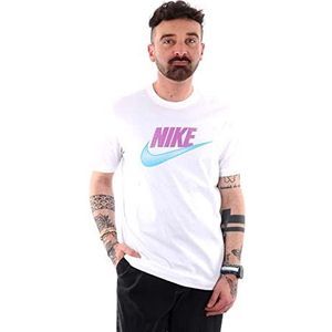 Nike Nsw Futura T-shirt, heren, maat S, wit, Kleur: wit., S