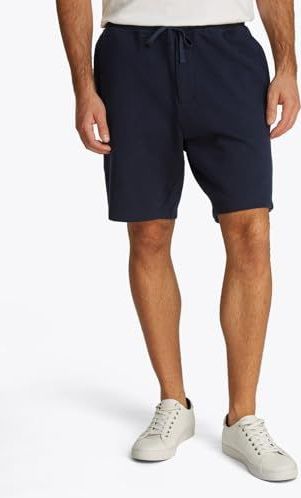 TOMMY HILFIGER - Korte Broek - Navy/Rood/Wit - Regular Fit - Gerecycled Materiaal