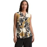 Tom Tailor - Blousetop - All-over Motief - Regular Fit - Mouwloos