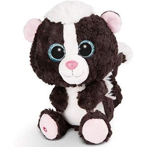 Nici Knuffelstinkdier Glubschis Suppi Junior 25 Cm Zwart/Wit