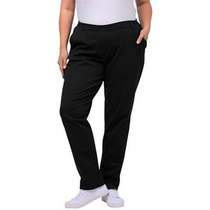 Ulla Popken Chino broek voor dames, zwart, 64