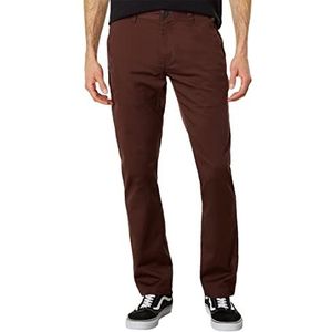 Volcom Herenslang Frickin Slim Chino Casual Broek, Mahonie, 38