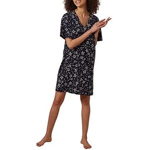 People Tree Dames Sterren Nachthemd Nachthemd, Navy, 8, marineblauw, 34