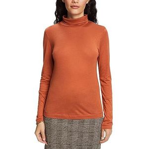 ESPRIT T-shirt voor dames, 805/terracotta., XXS