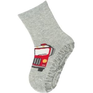 Sterntaler FLI Sun Vrachtwagensokken voor jongens, lichtgrijs, gemêleerd, 18 EU