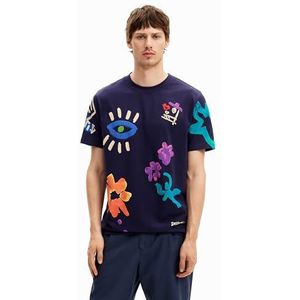 Desigual Man Template 1 Color NE, 5000 Navy, XXL, blauw, XXL