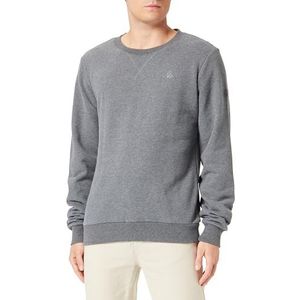 bridgeport Heren sweatshirt van biologisch katoen 36623372-BR02, grijs melange, L, grijs melange, L