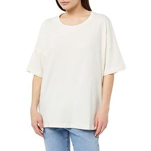 Noisy may Dames Nmida S/S O-Neck Top FWD Noos T-shirt, Eggnoga, L