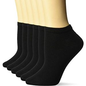 Amazon Essentials 6-Pack Casual Low-Cut Sock, Zwart, 8 tot 12
