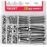 YEEZET - Roestvrij Staal 304 - Schroeven en Moeren Set - 176 Stuks - M6 M8 M10