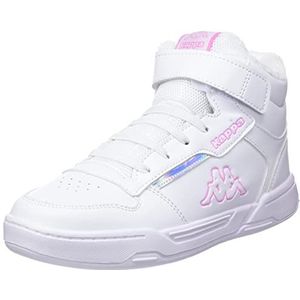 Kappa Mangan II Ice K Sneakers voor kinderen, uniseks, wit multi, 28 EU