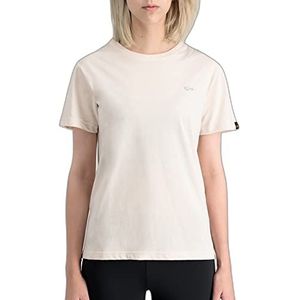 Alpha Industries Unisex EMB T-shirt Heren T-Shirt Jet Stream White