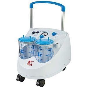 Gima 28288 stofzuiger Maxi Aspeed, 60 l, 2 x 4 liter en pedaal