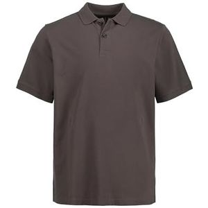 JP 1880 Heren poloshirt, basic, halve mouw, piqué, tot 8XL T-shirt, oxide grijs, 7XL