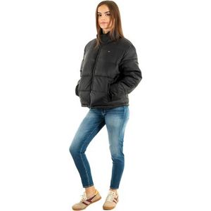 Tommy Jeans - ESS - Gewatteerde Jas - Zwart